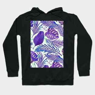 Purple Jungle Design Hoodie